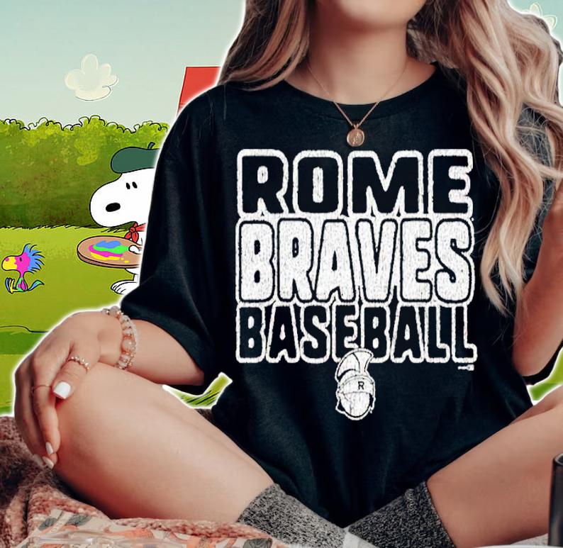 Rome Braves Baseball shirt t-shirt woman shirt