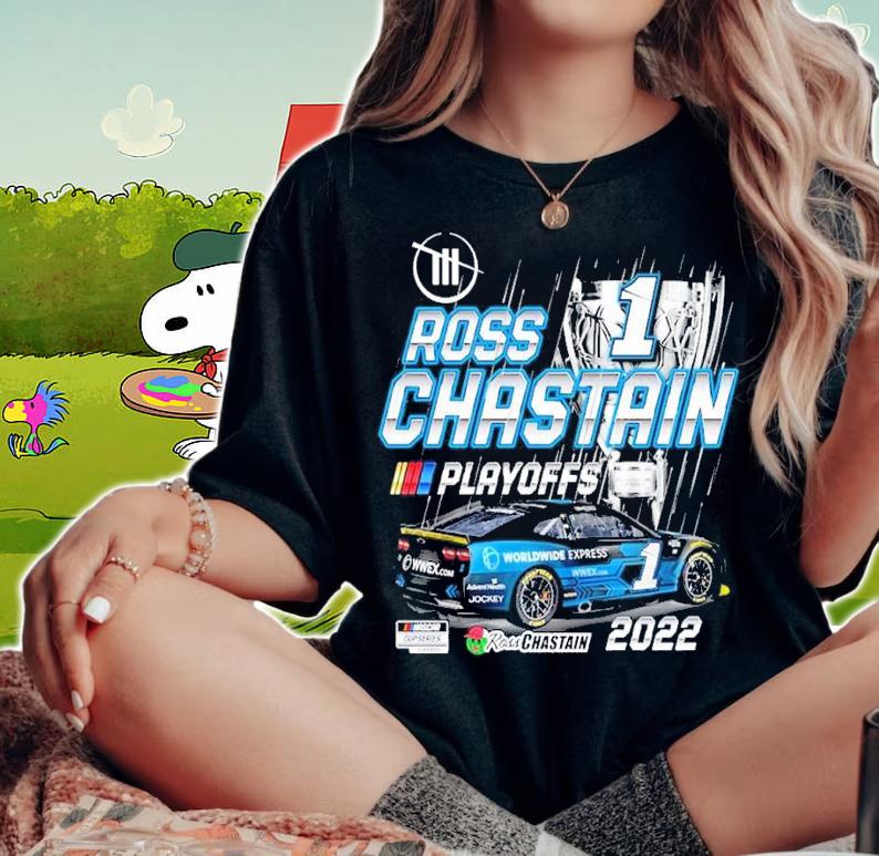 Ross Chastain Trackhouse Racing Team Collection 2022 NASCAR Cup Series Playoffs shirt t-shirt woman shirt