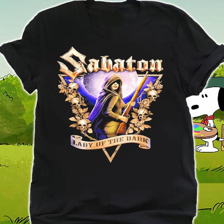 Sabaton lady of the dark shirt t-shirt shirt