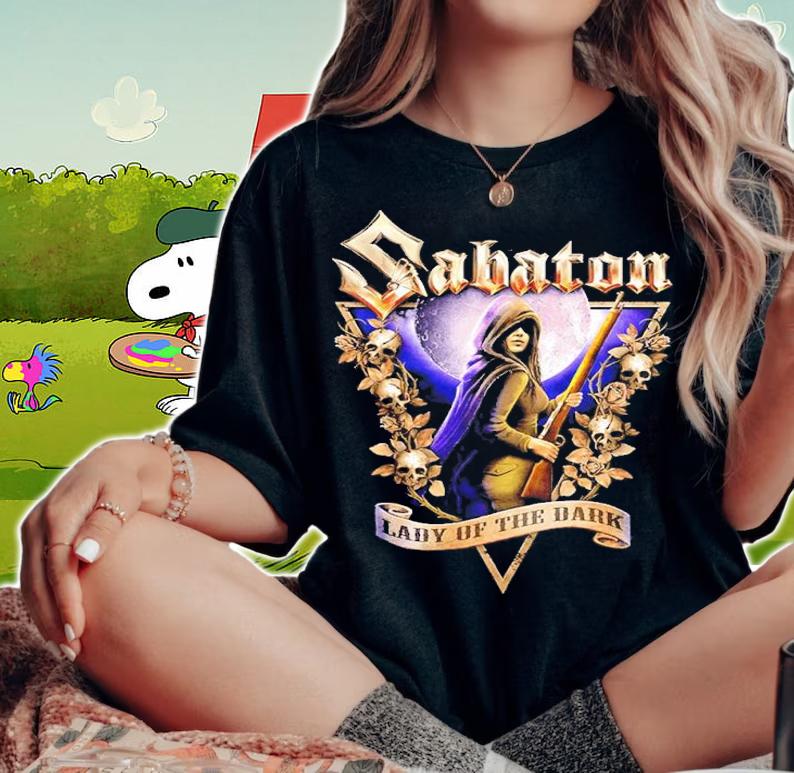 Sabaton lady of the dark shirt t-shirt woman shirt