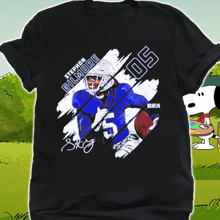 Stephon Gilmore Indianapolis Stripes Football Shirt t-shirt shirt