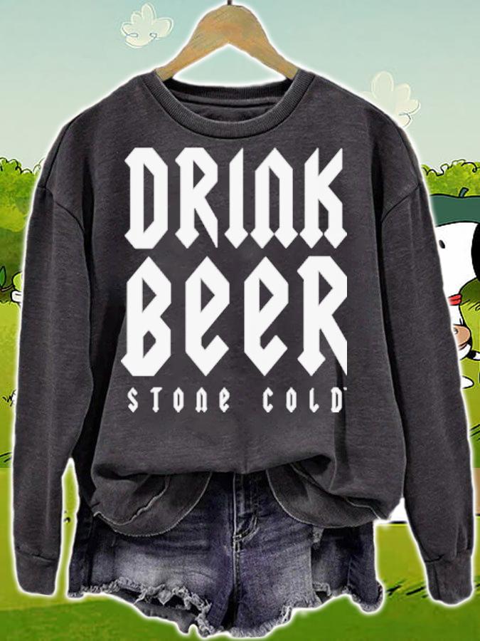 Stone Cold Steve Austin Fuck Fear Drink Beer Shirt t-shirt sweatshirt