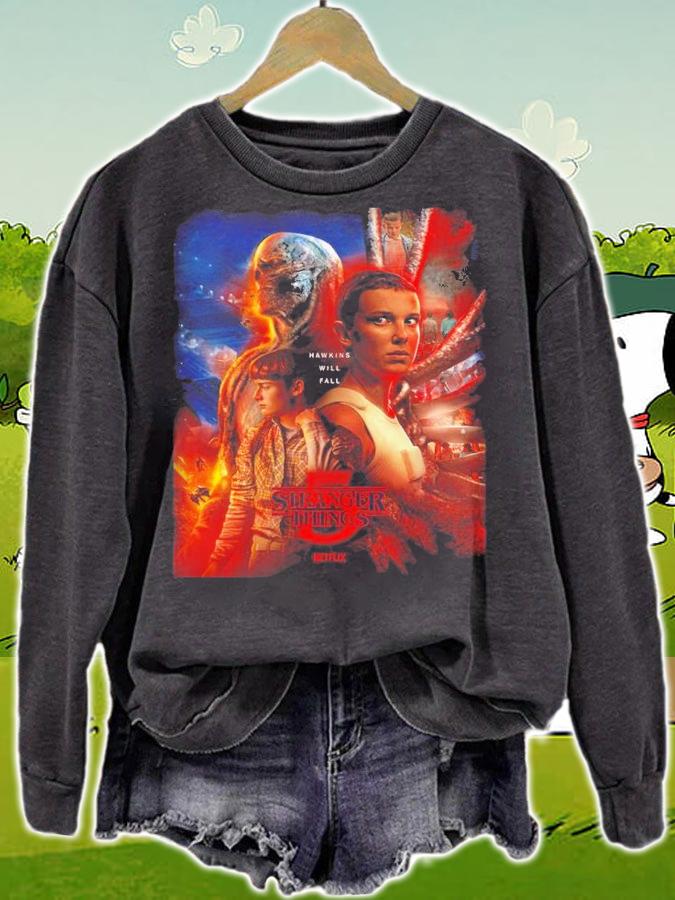 Stranger Things 5 Hawkins Will Fall Have 8 Episodes Shirt t-shirt sweatshirt