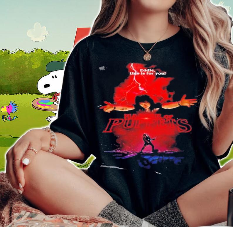 Stranger Things Eddie Munson Master of Puppets Shirt t-shirt woman shirt