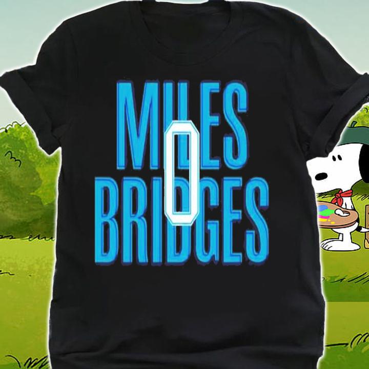 Typography Miles Bridges 0 NBA Basketball Player Shirt t-shirt shirt