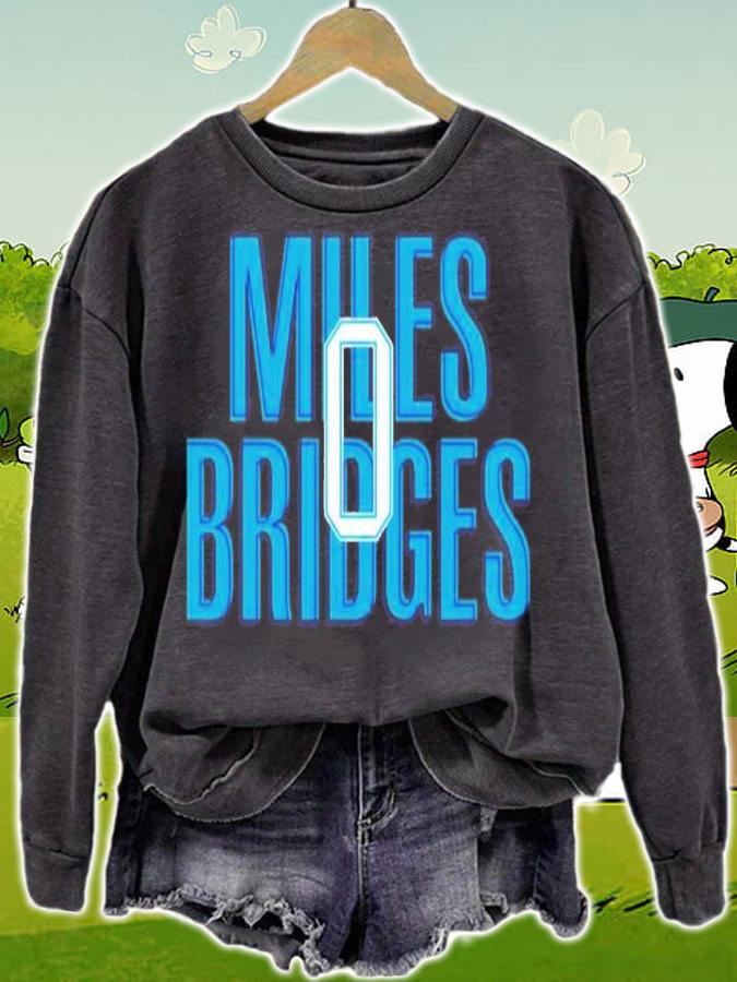 Typography Miles Bridges 0 NBA Basketball Player Shirt t-shirt sweatshirt