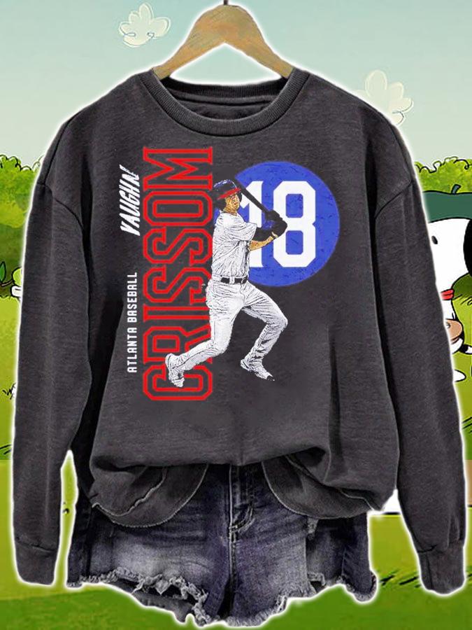 Vaughn Grissom Atlanta Vertical Baseball Shirt t-shirt sweatshirt