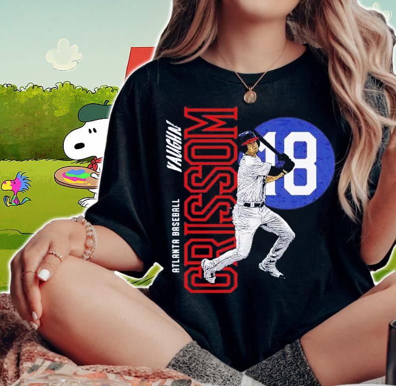 Vaughn Grissom Atlanta Vertical Baseball Shirt t-shirt woman shirt