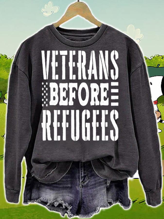 Veterans Before Refugees shirt t-shirt sweatshirt