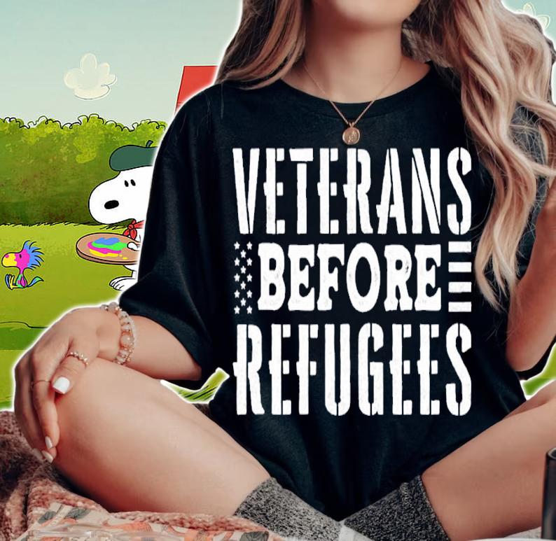 Veterans Before Refugees shirt t-shirt woman shirt