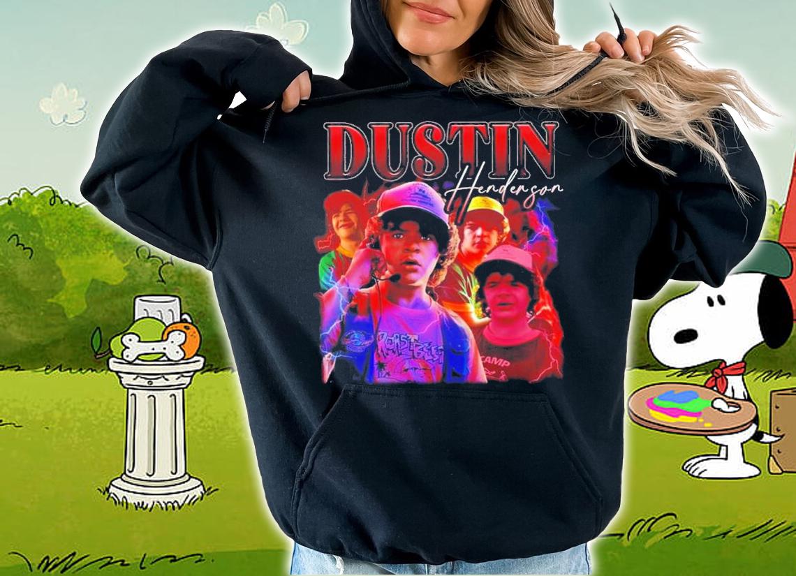 Dustin Henderson Stranger Things Style 90s T-Shirt t-shirt hoodie