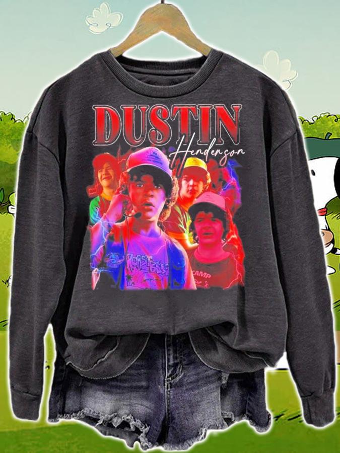 Dustin Henderson Stranger Things Style 90s T-Shirt t-shirt sweatshirt