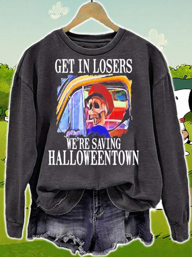 Get In Losers We're Saving Halloweentown Halloween Matching Shirt t-shirt sweatshirt