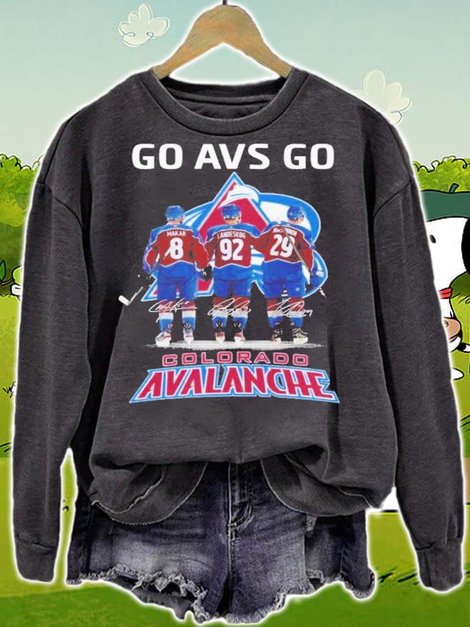 Go Avs Go Colorado Avalanche Signatures Shirt t-shirt sweatshirt