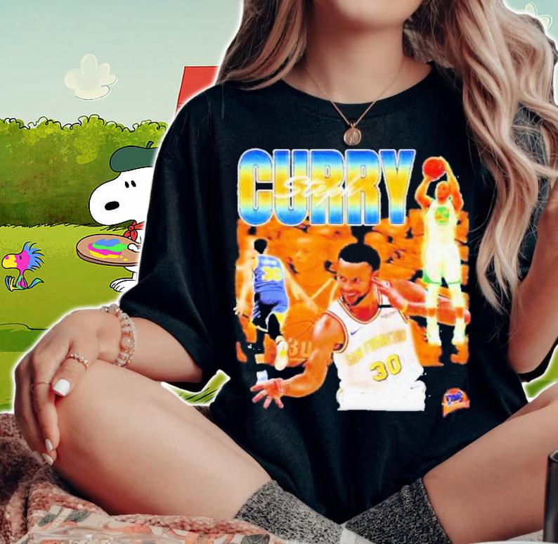 Golden State Warriors Curry Steph Vintage 90s 80s Bootleg Style Shirt t-shirt woman shirt