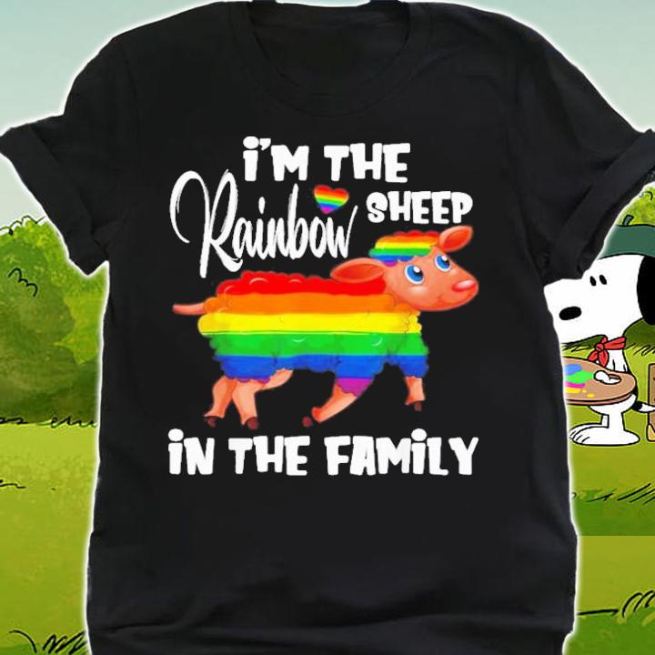 I'm The Rainbow Sheep In The Family LGBTQ Pride T-Shirt t-shirt shirt