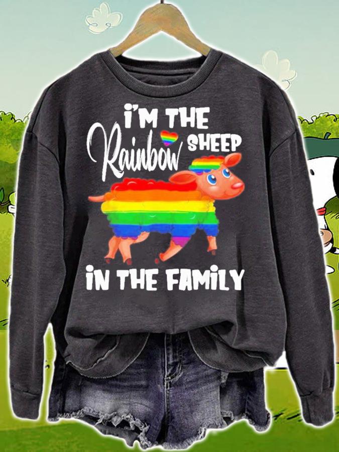 I'm The Rainbow Sheep In The Family LGBTQ Pride T-Shirt t-shirt sweatshirt