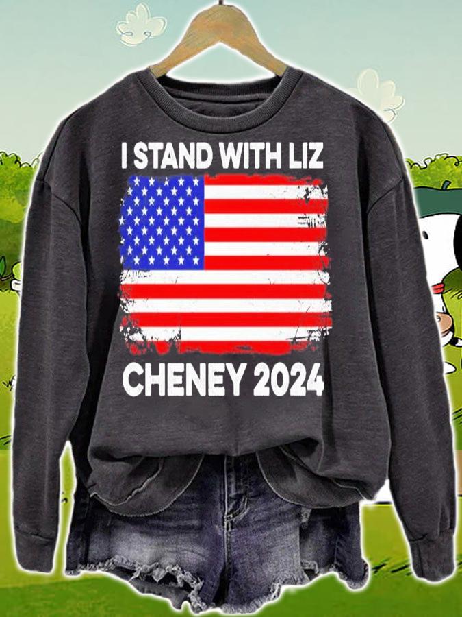 I Stand With Liz Cheney 2024 Election Vote USA America Shirt t-shirt sweatshirt