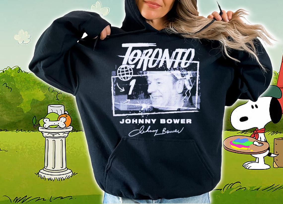 Johnny Bower Toronto Signature Shirt t-shirt hoodie
