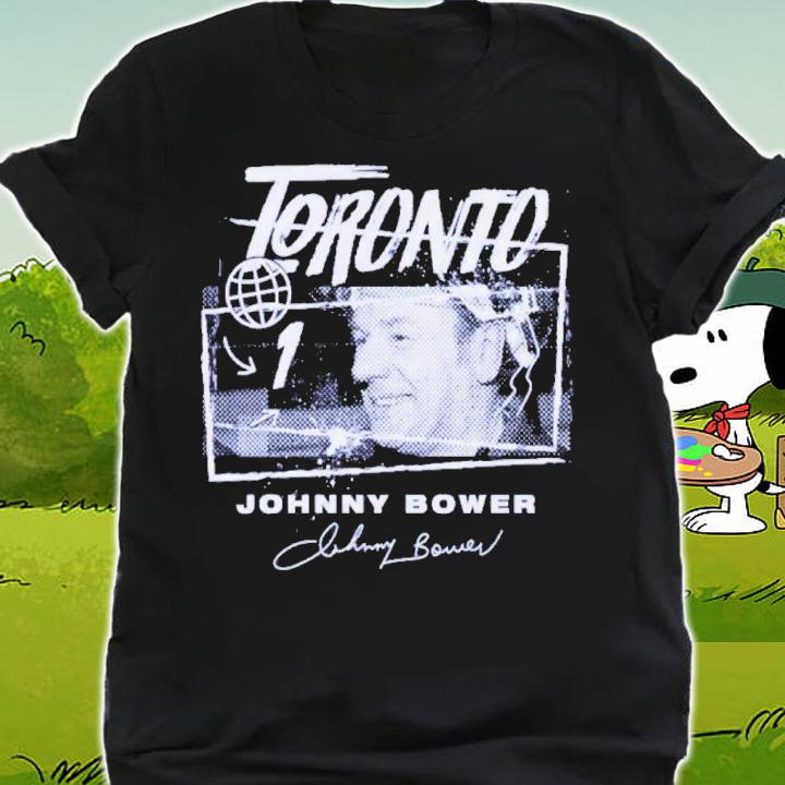 Johnny Bower Toronto Signature Shirt t-shirt shirt