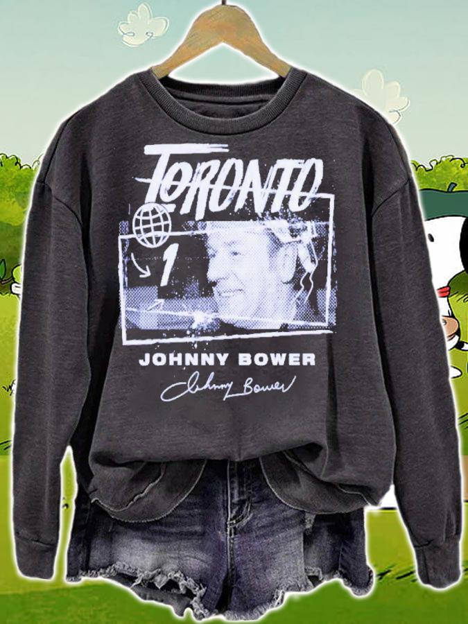 Johnny Bower Toronto Signature Shirt t-shirt sweatshirt