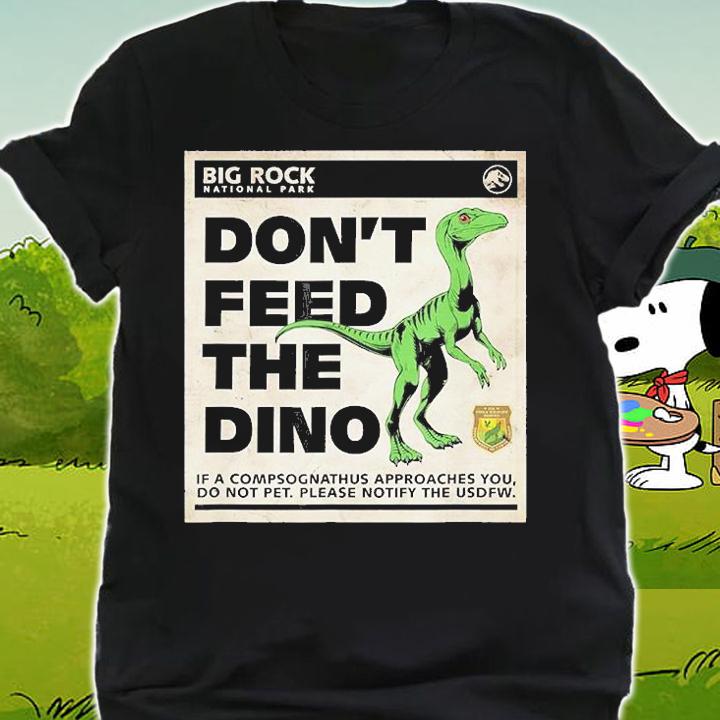Jurassic World Dominion Compsognathus Dont Feed Dino T-Shirt t-shirt shirt