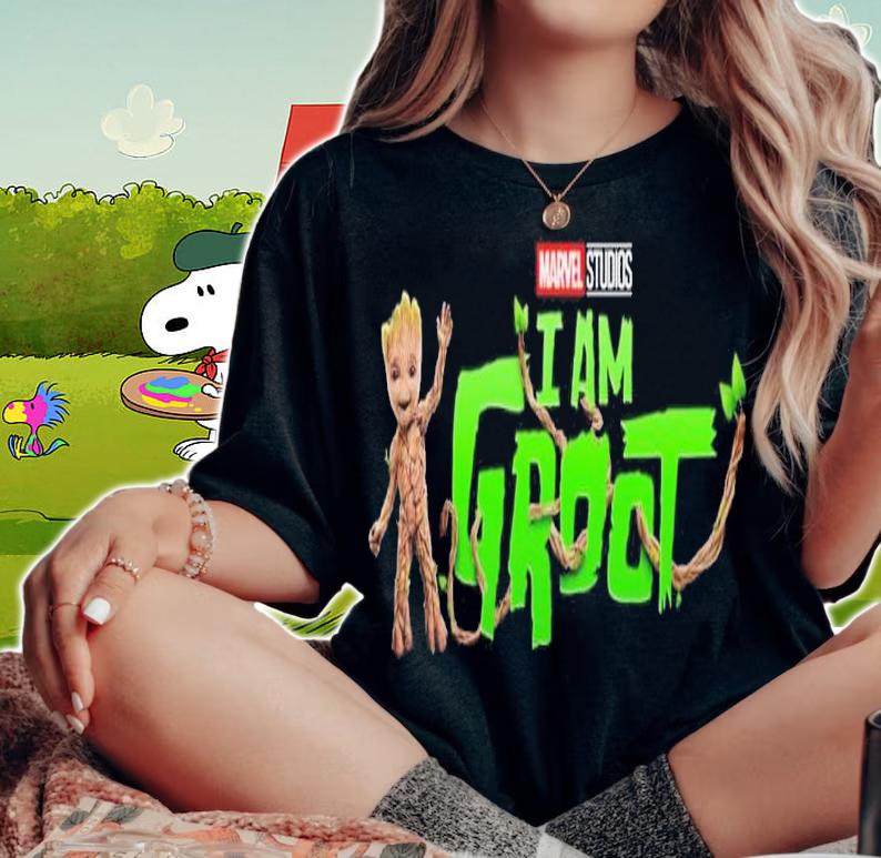 Marvel Studios I Am Groot 2022 Shirt t-shirt woman shirt