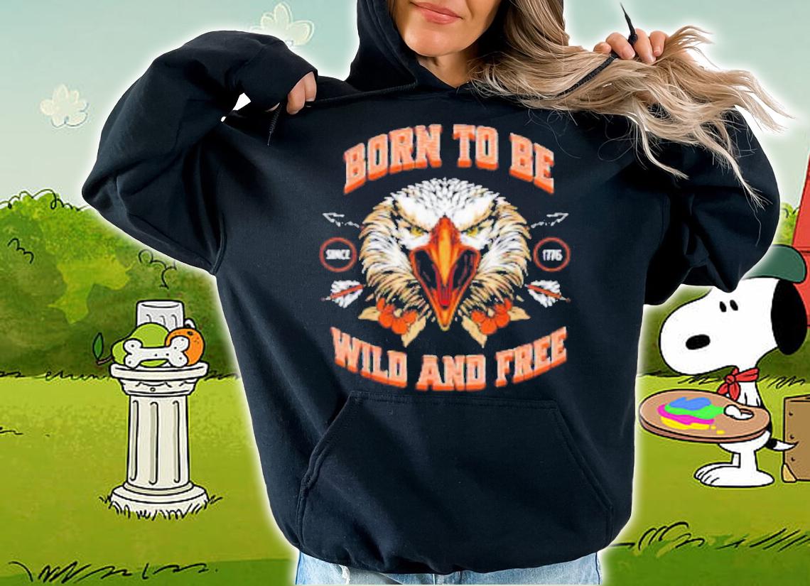 Patriotic Bald Eagle 4th of July USA Vintage Father's Day T-Shirt t-shirt hoodie
