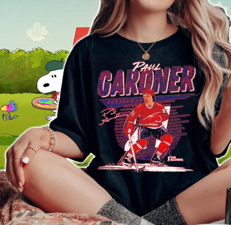 Paul Gardner Washington Comet Hockey Signature Shirt t-shirt woman shirt