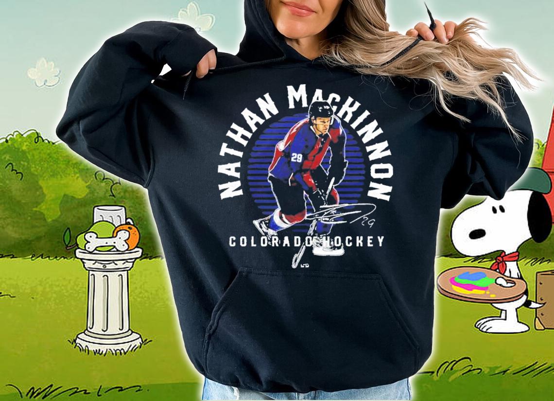 Nathan MacKinnon Colorado Avalanche Western Conference Champions t-shirt hoodie