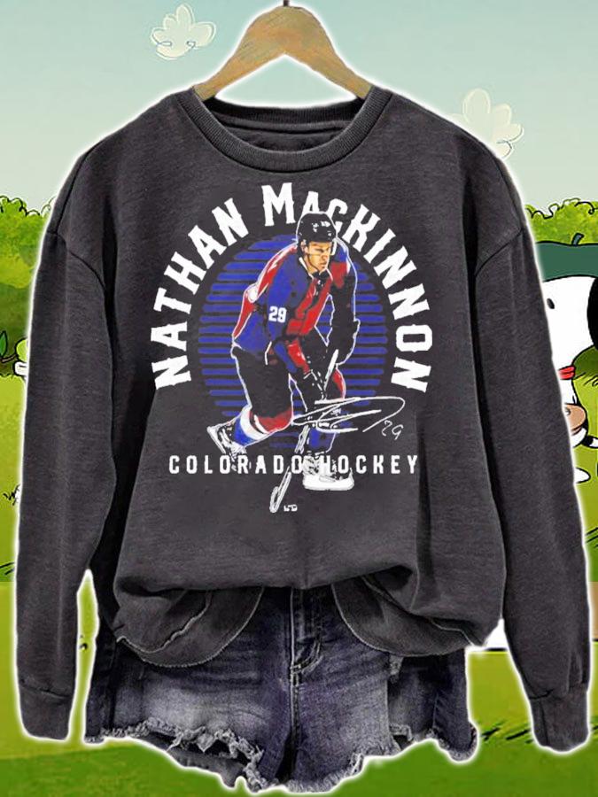 Nathan MacKinnon Colorado Avalanche Western Conference Champions t-shirt sweatshirt