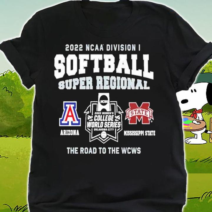 NCAA Division I Women's Softball Super Regional Arizona Vs Mississippi State t-shirt shirt