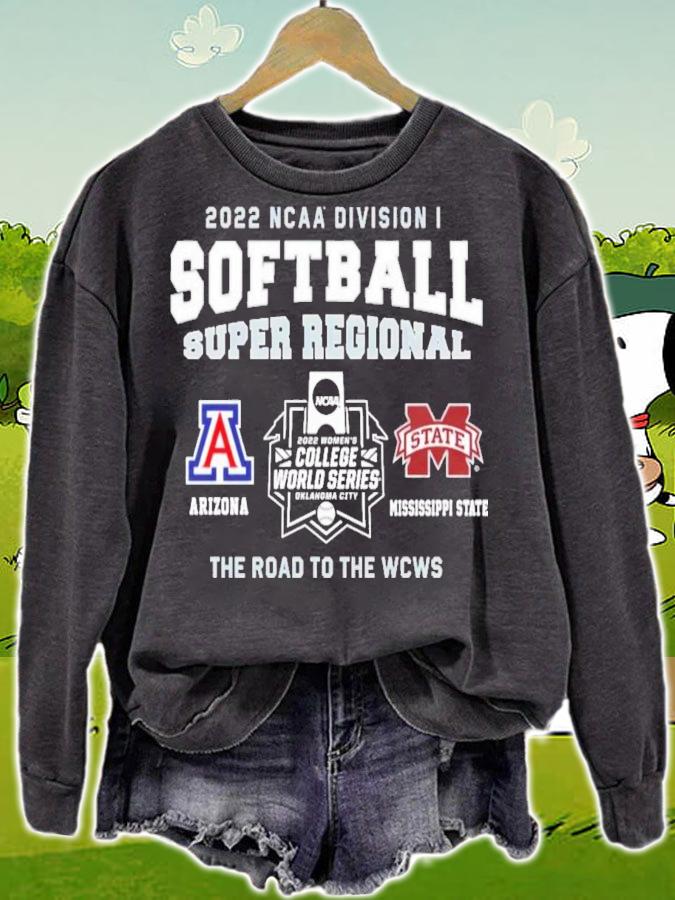 NCAA Division I Women's Softball Super Regional Arizona Vs Mississippi State t-shirt sweatshirt