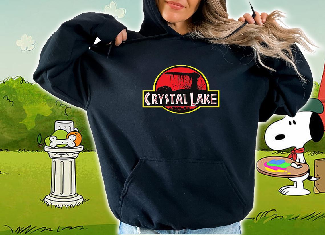 Crystal Lake Jurassic Park Logo t-shirt hoodie