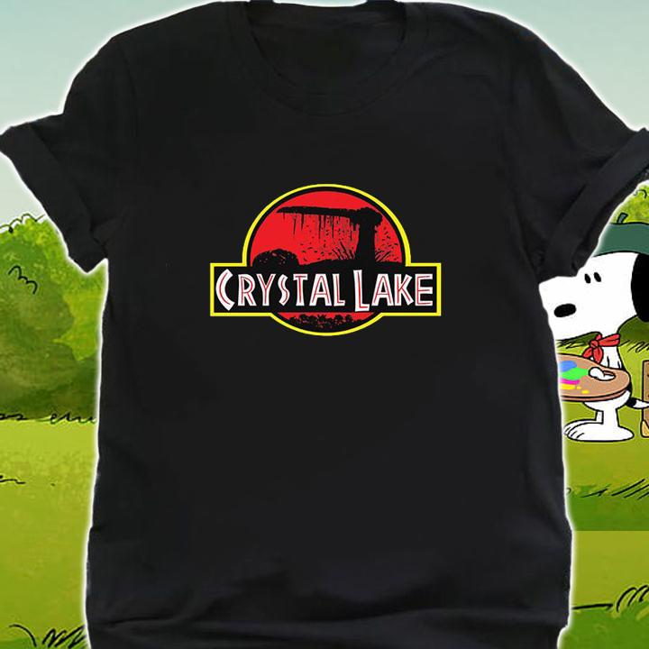 Crystal Lake Jurassic Park Logo t-shirt shirt