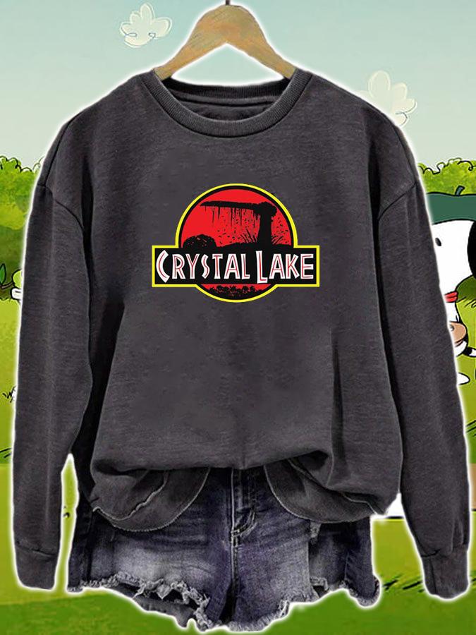 Crystal Lake Jurassic Park Logo t-shirt sweatshirt