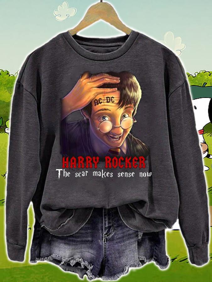 Harry Potter ACDC Harry Rocker The Scar Makes Sense Now t-shirt sweatshirt