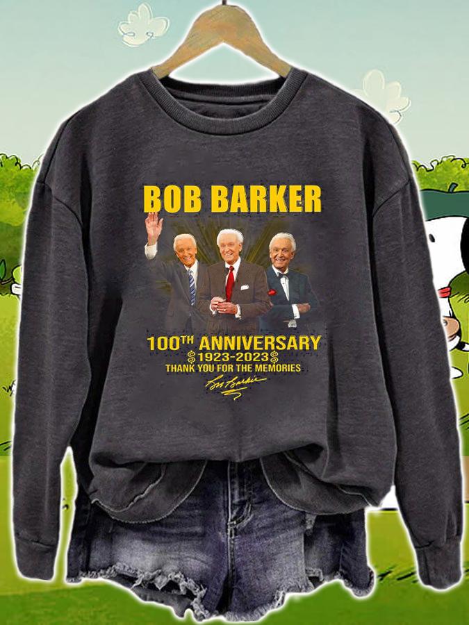 RIP Bob Barker 100th Anniversary 1923-2023 Thank You For The Memories Signature t-shirt sweatshirt