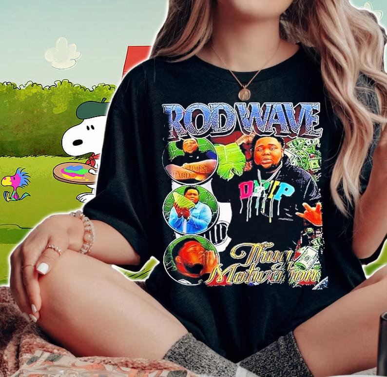 Rod Wave Thug Motivation Rap Tour 2022 Shirt t-shirt woman shirt