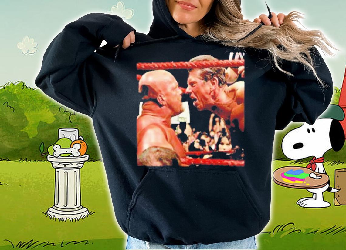 Steve Austin vs Vince McMahon Shirt t-shirt hoodie