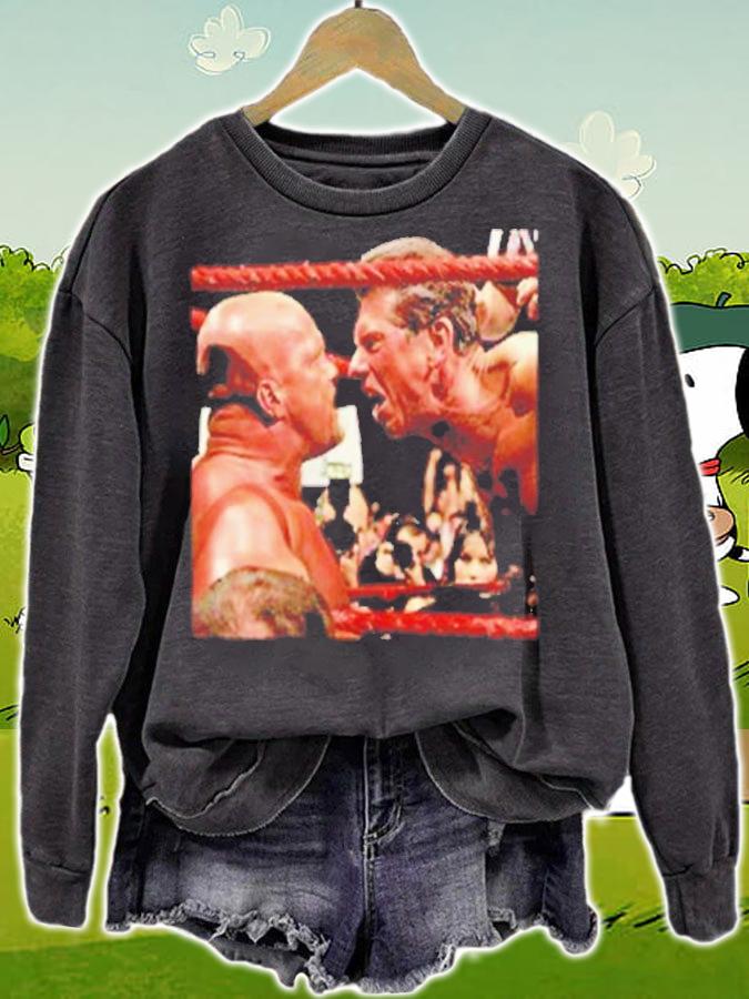 Steve Austin vs Vince McMahon Shirt t-shirt sweatshirt