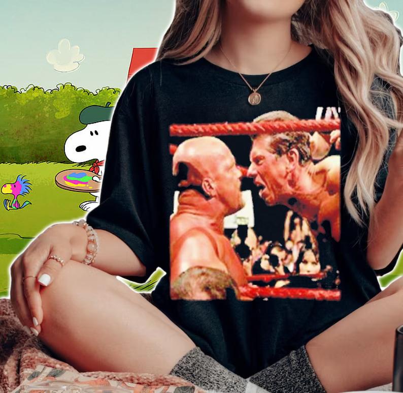 Steve Austin vs Vince McMahon Shirt t-shirt woman shirt