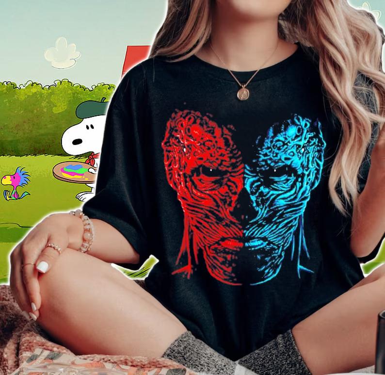 Stranger Things Vecna face shirt t-shirt woman shirt