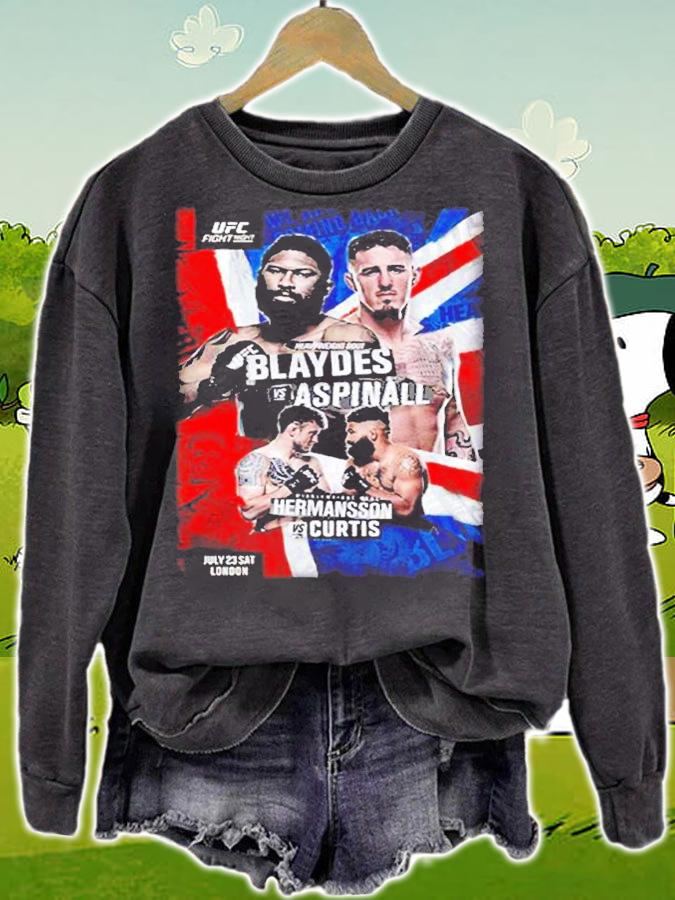 UFC Fight Night London Blaydes vs Aspinall Event shirt t-shirt sweatshirt