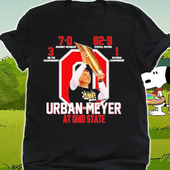 Urban Meyer At Ohio State With Achievement shirt t-shirt shirt