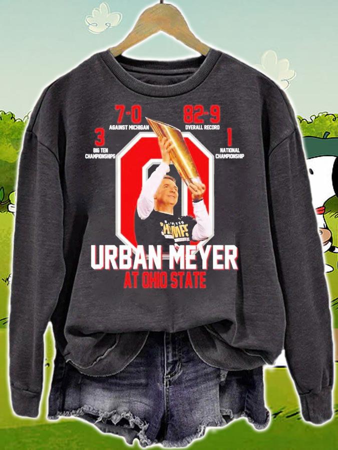 Urban Meyer At Ohio State With Achievement shirt t-shirt sweatshirt