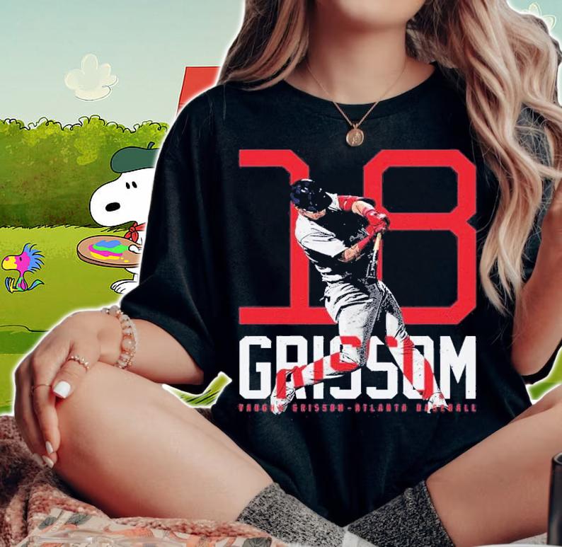 Vaughn Grissom Atlanta Bold Number Baseball Shirt t-shirt woman shirt