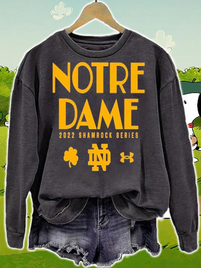 Verypiratey Notredame Shamrock Series shirt t-shirt sweatshirt