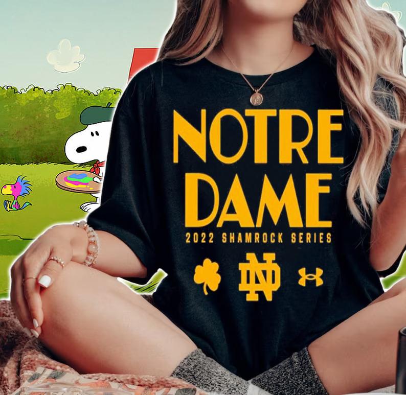 Verypiratey Notredame Shamrock Series shirt t-shirt woman shirt