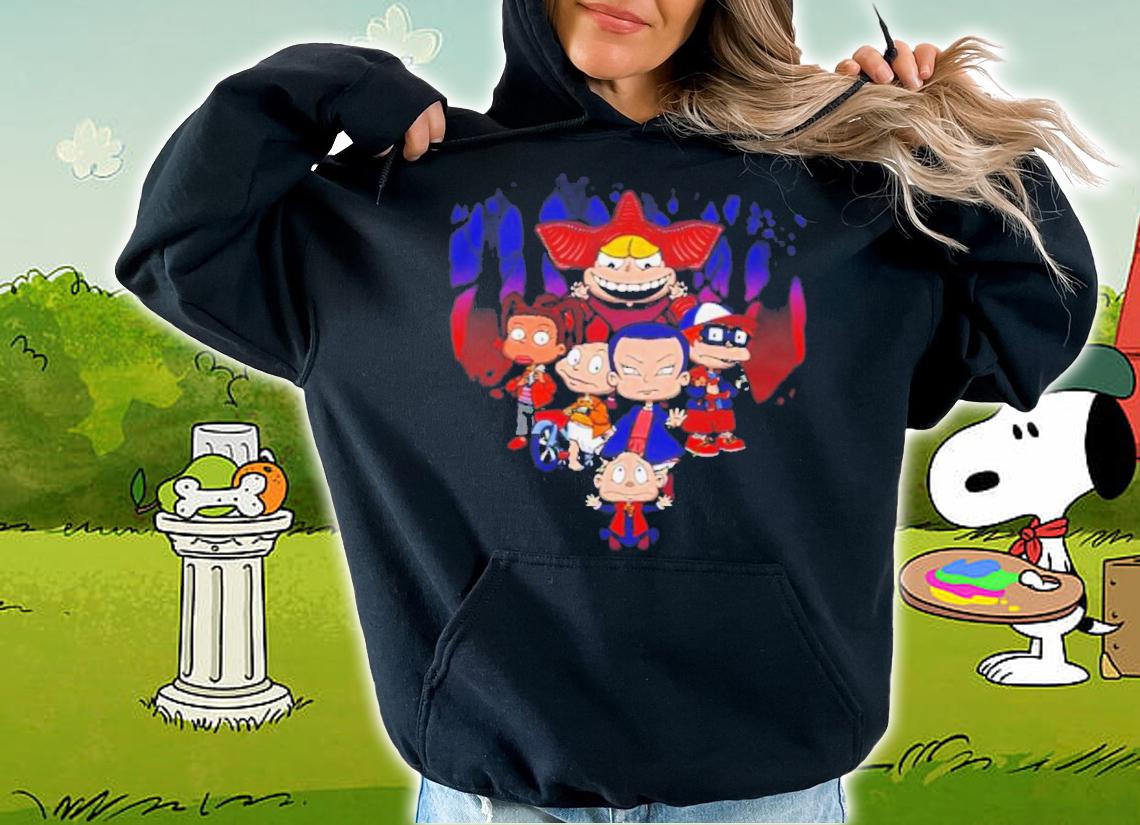 Stranger Things X Rugrats Fan Made Lovers T-Shirt t-shirt hoodie